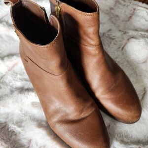 Franco Sarto Rich Brown Leather Footwear